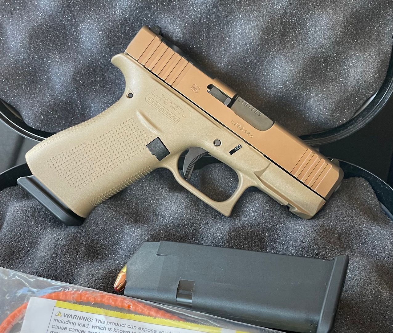 Glock 43X MOS FDE 2