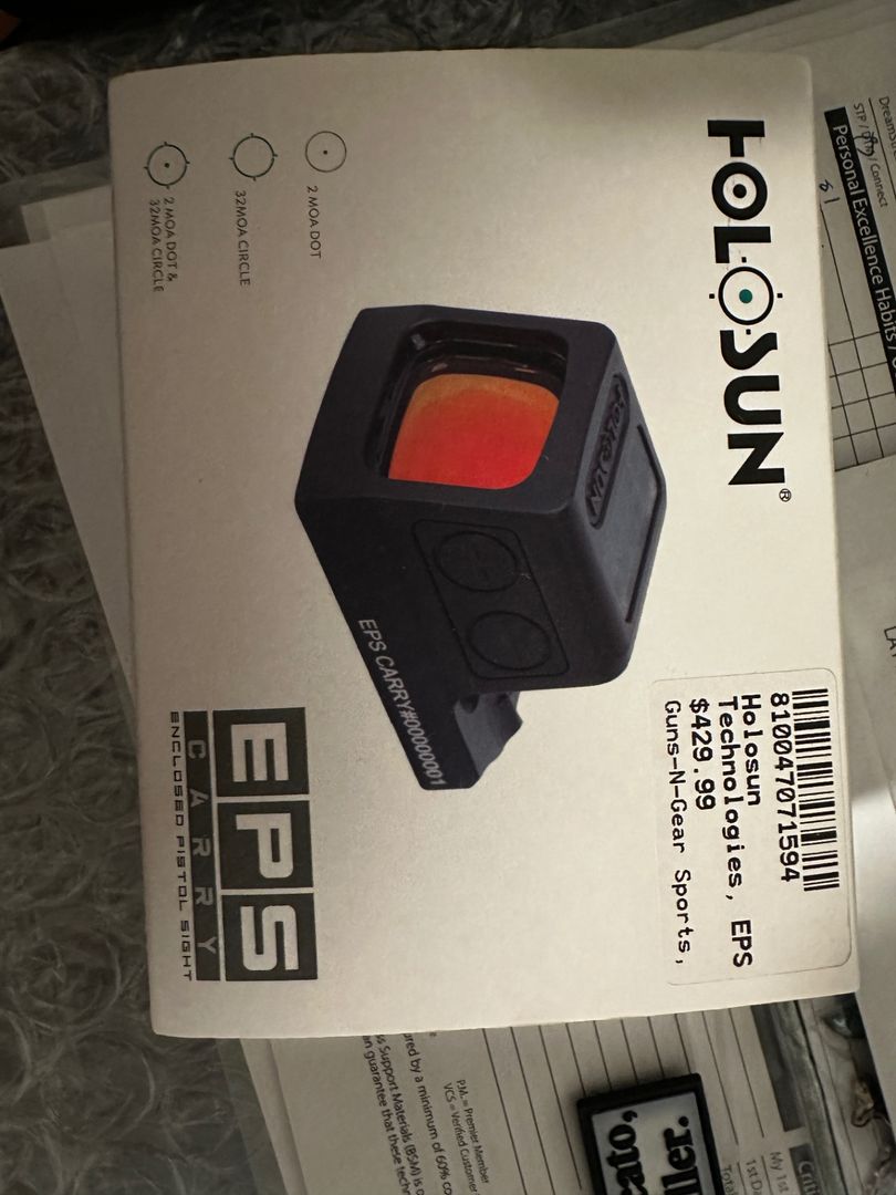 Holosun eps carry MRS Green