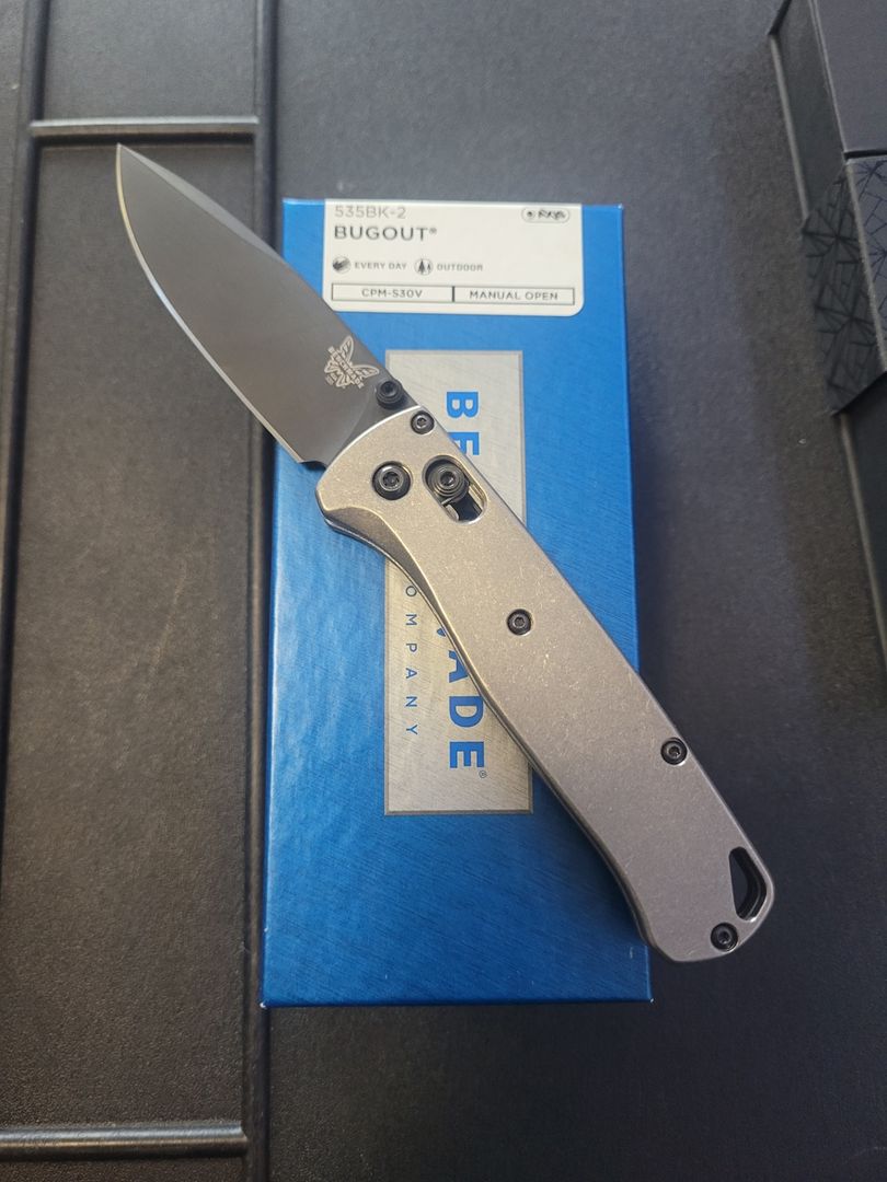 Benchmade Bugout Custom Titanium 