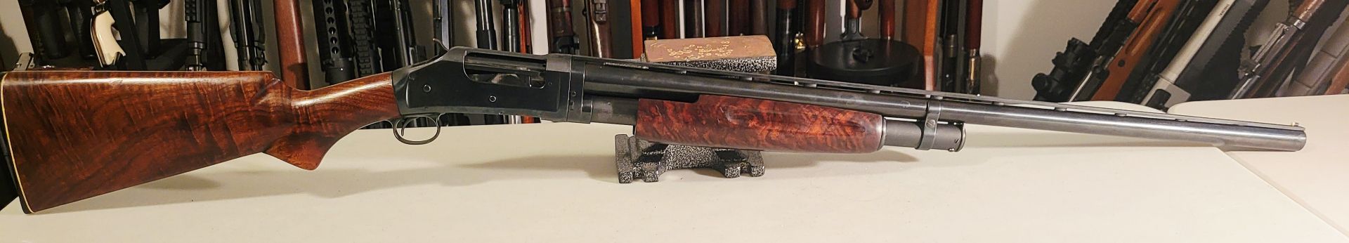 1908 Winchester pump shotgun  3