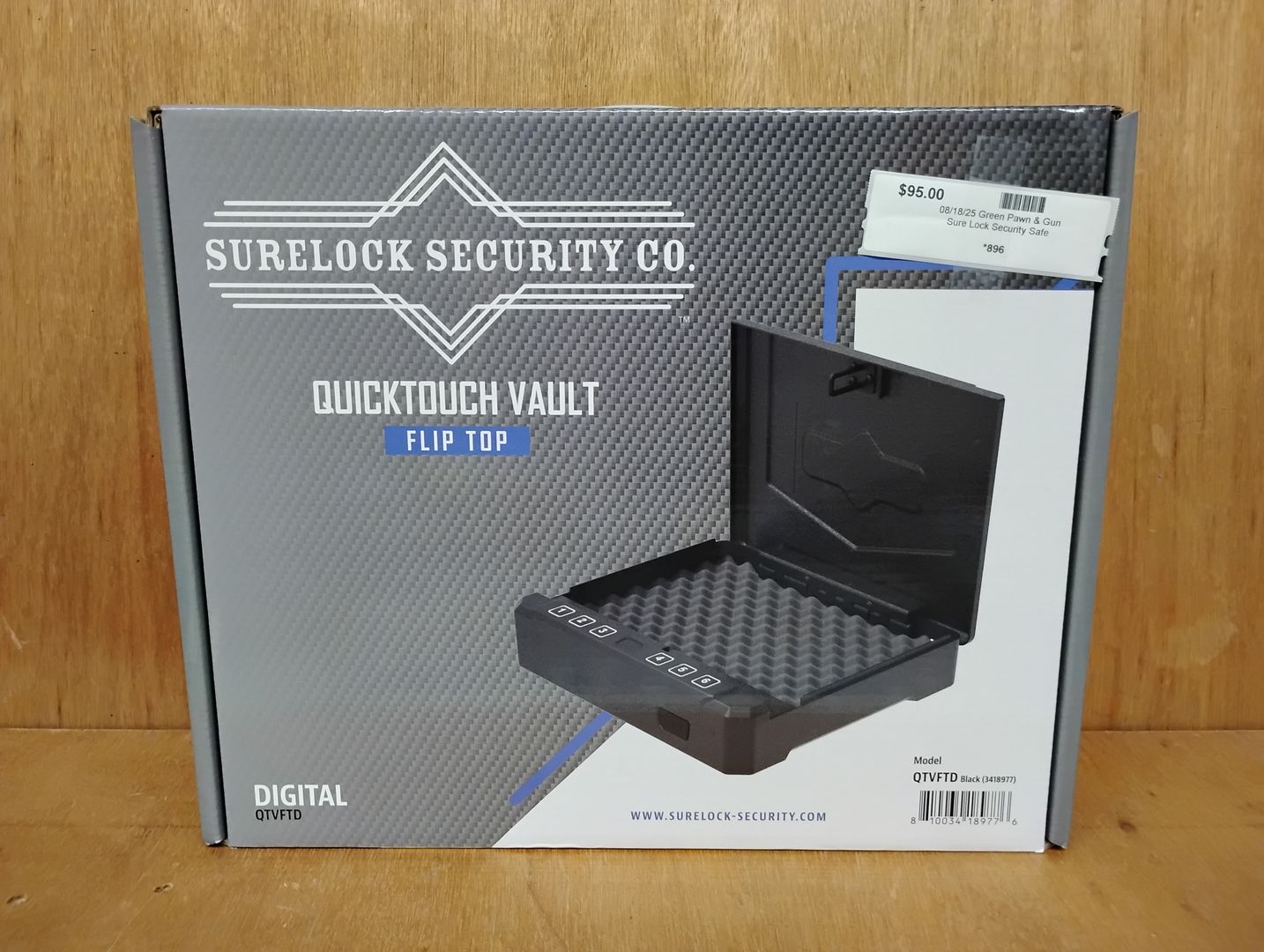 SureLock Quick Touch Flip Top Vault Digital + Bio 4