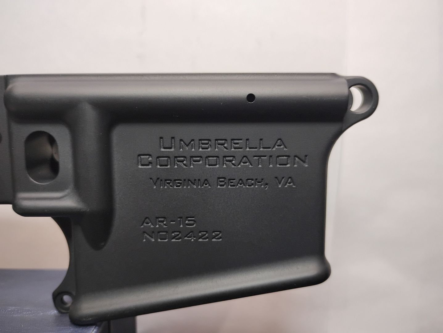 Umbrella Corporation AR-15 Stripped Lower Receiver 3