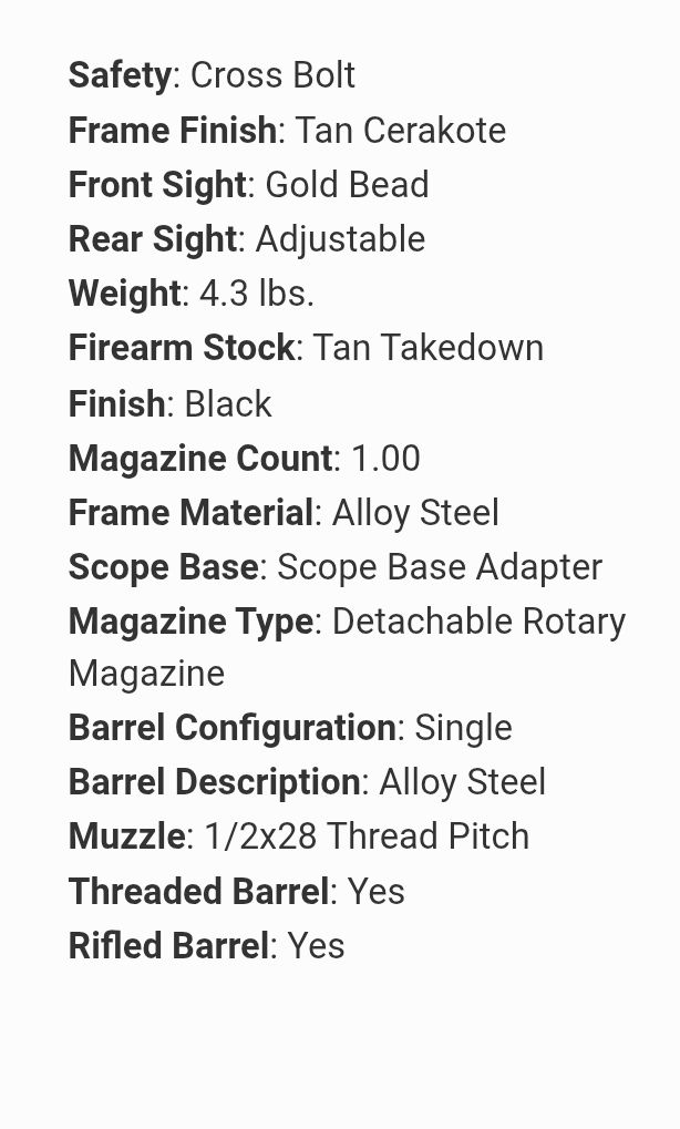 Ruger 10/22 Takedown 22 LR 16.4'' 25-Rd Rifle 5