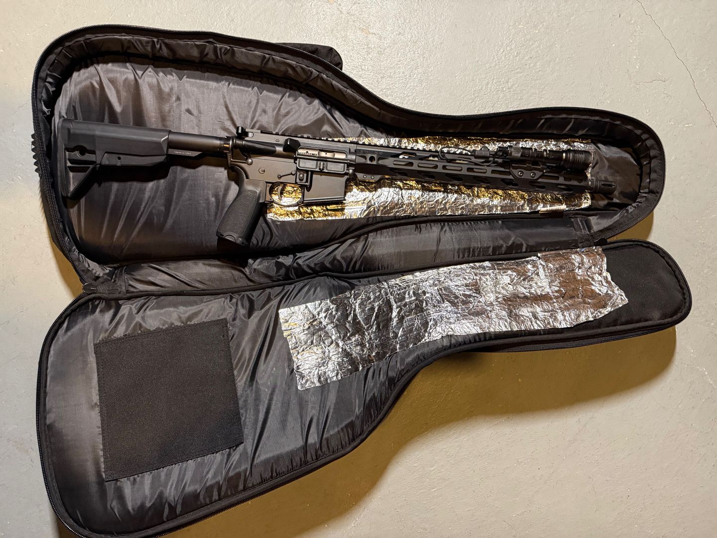 Rifle Case Backpack Guitar shaped AR-15