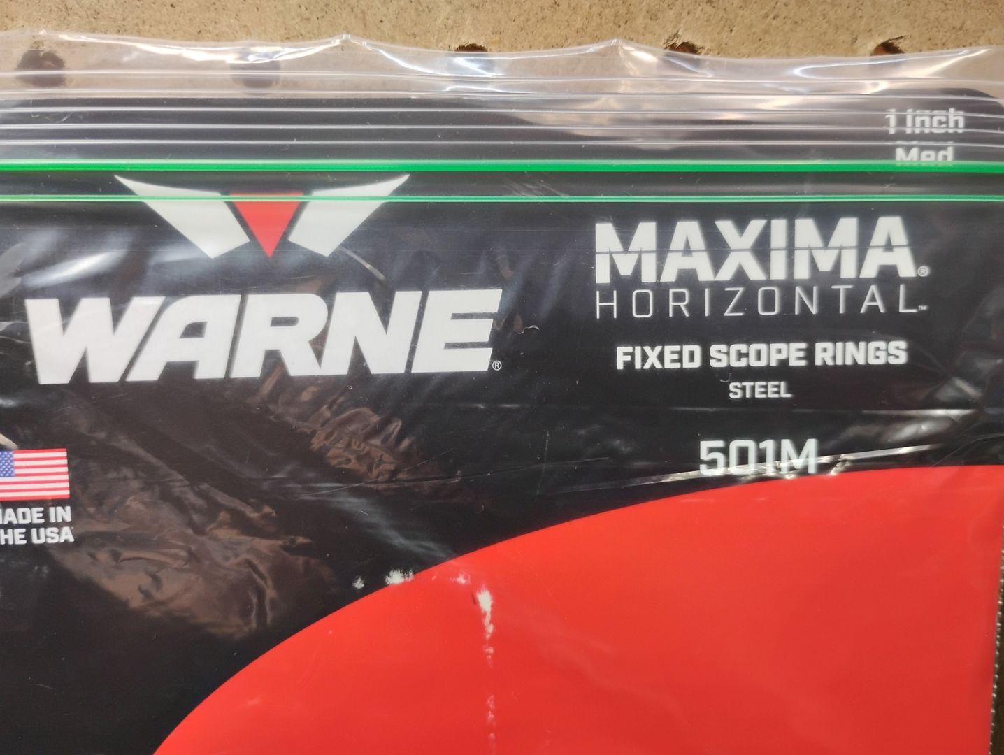 501M Warne 1 inch, PA, Medium Matte Scope Rings 5