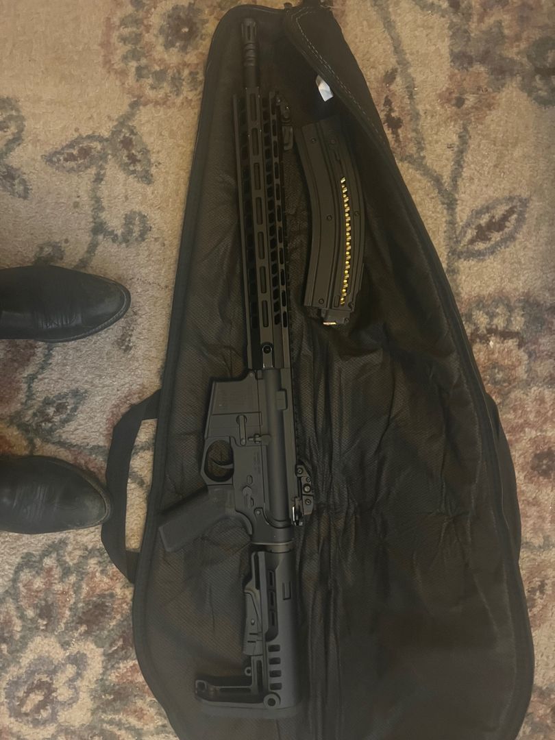 Ar and Glock parts and a ar22 2