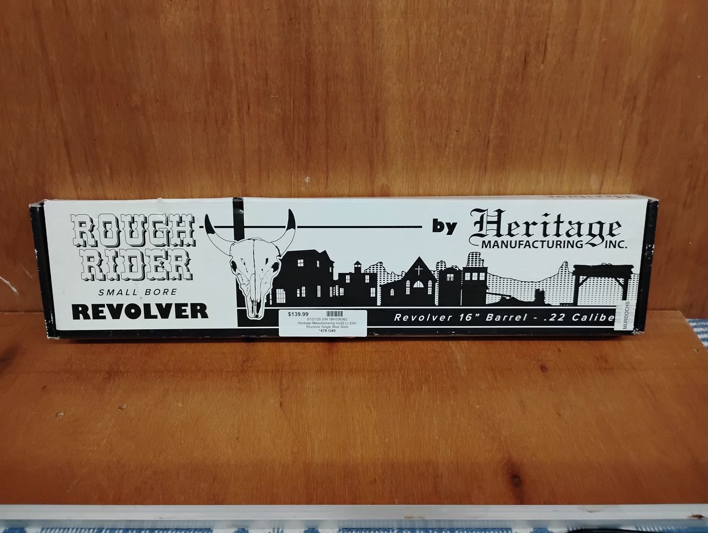 Heritage Rough Rider 22 Long Rifle 16in Blued Revolver 4