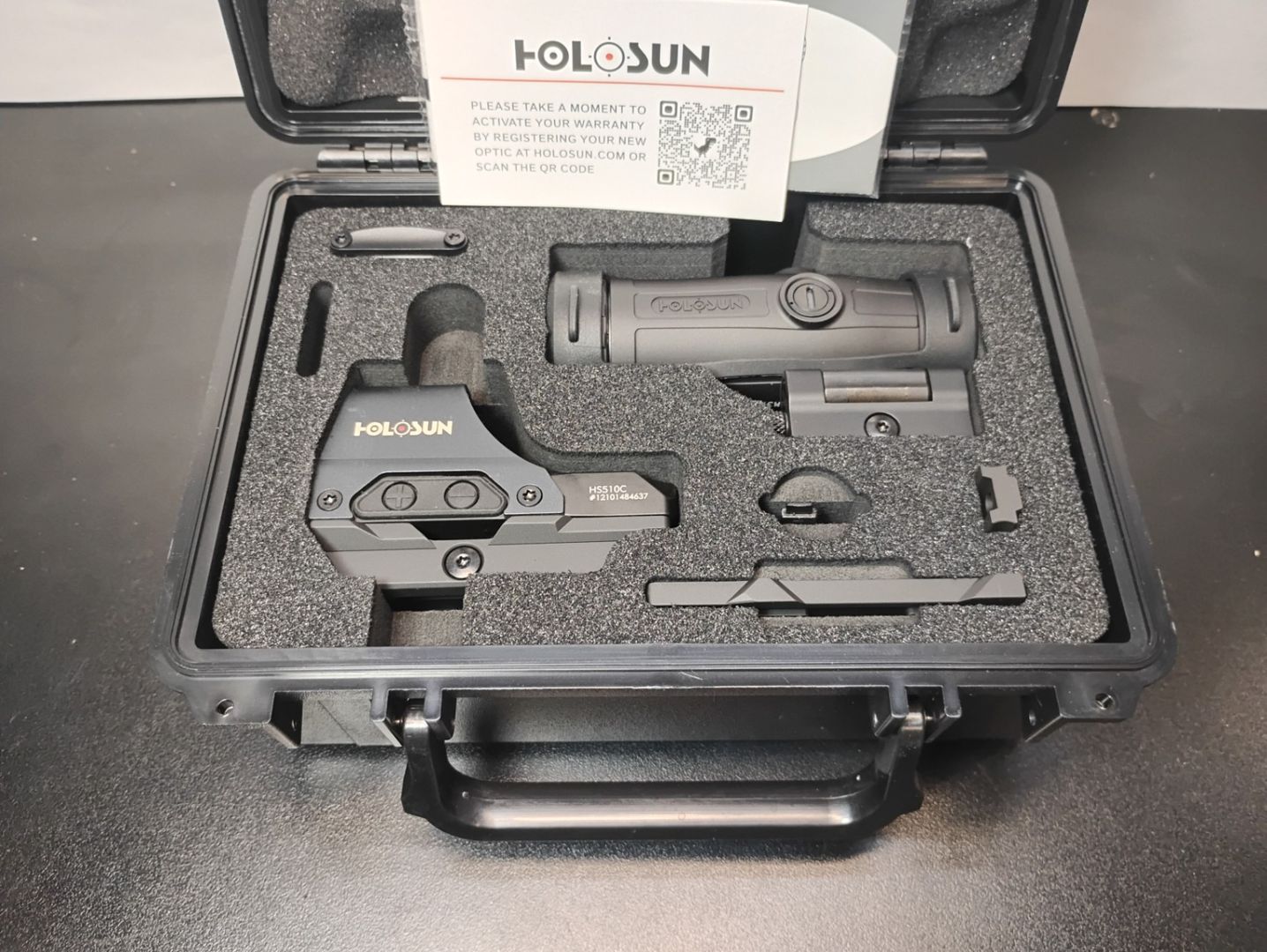 Holosun HS510C 3x Circle Dot Sight w/HM3X Magnifier Combo 4