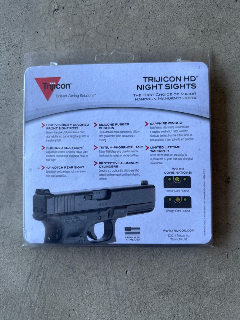 Trijicon HD Night sights 2