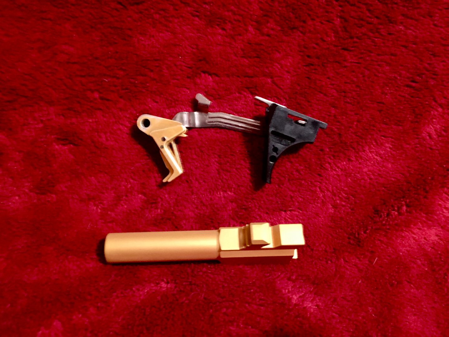 Glock 43 Gold TiN Trigger / Barrel Combo Deal  3