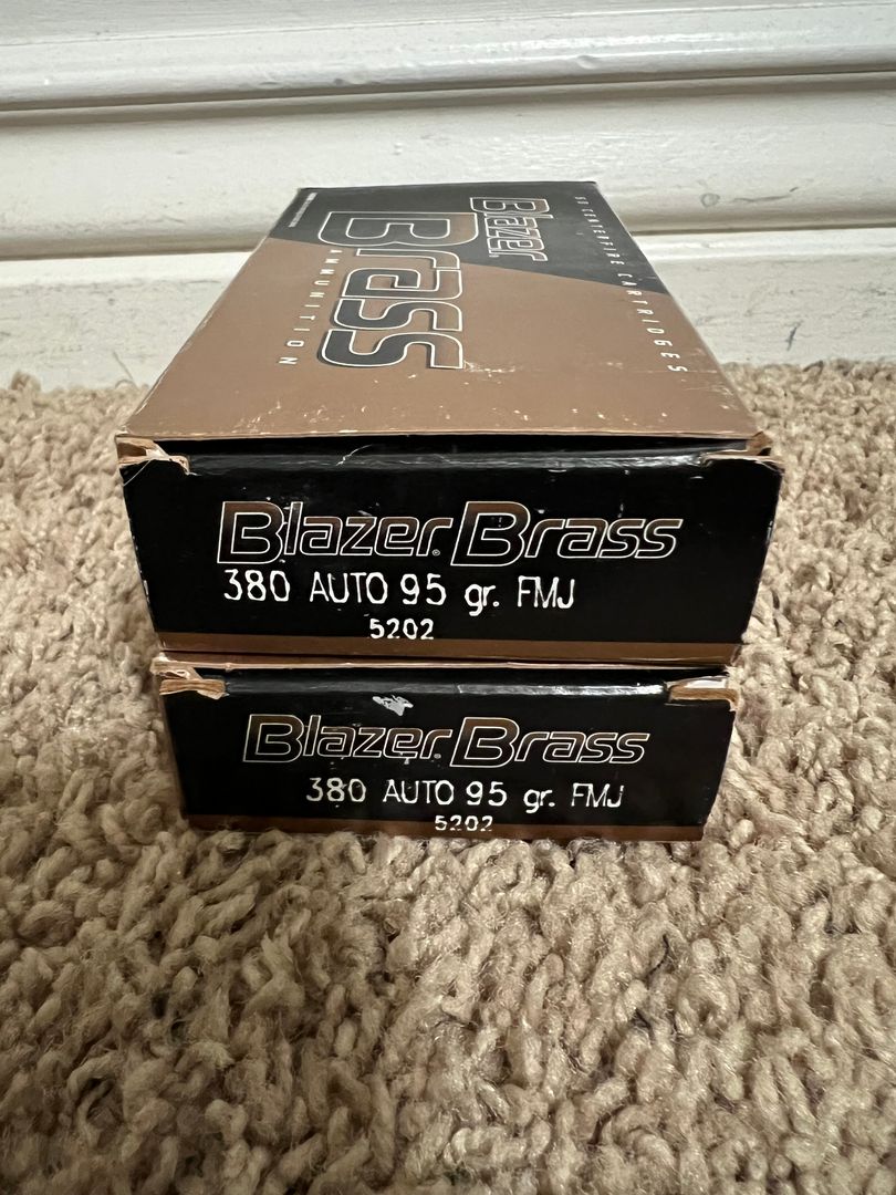 .380 ACP AMMO 95 Grain FMJ 3