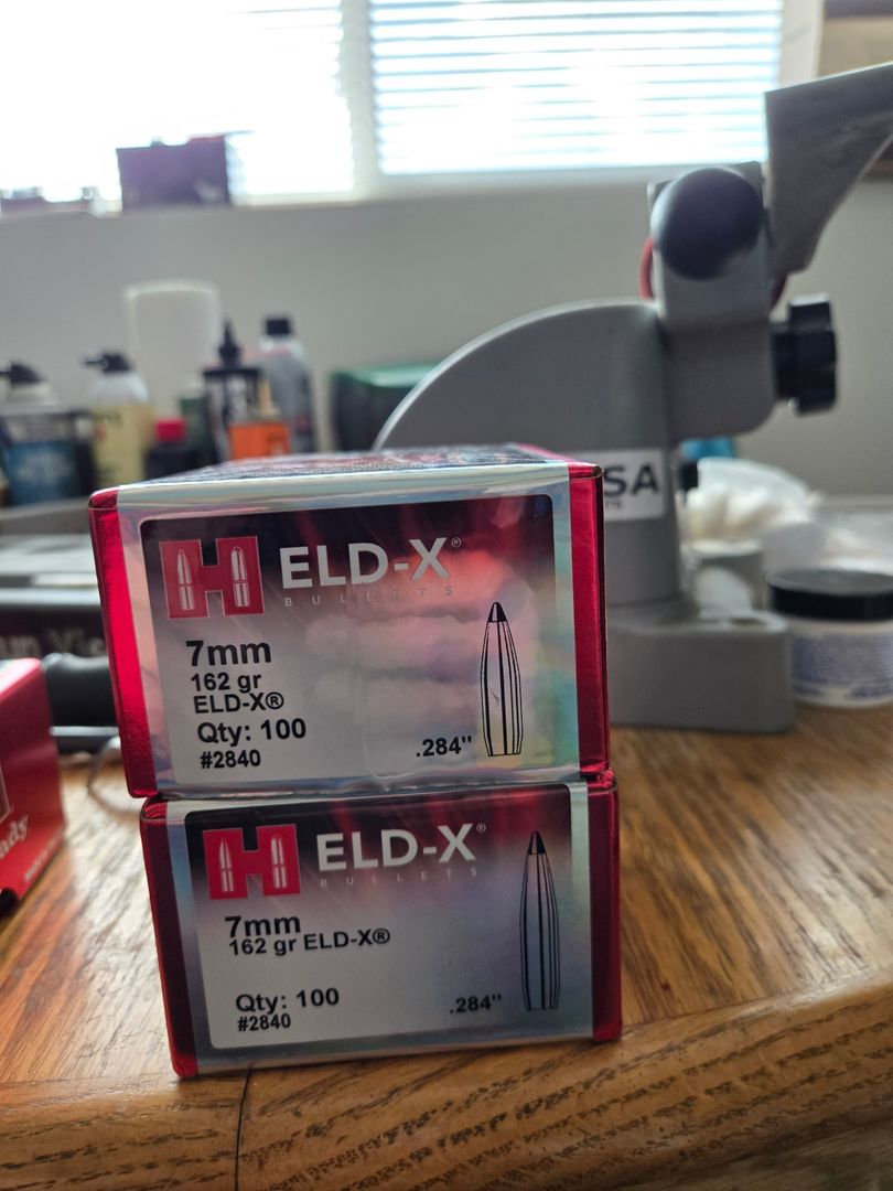 Hornady 162gr ELD-X 7MM(.284) BULLETS
