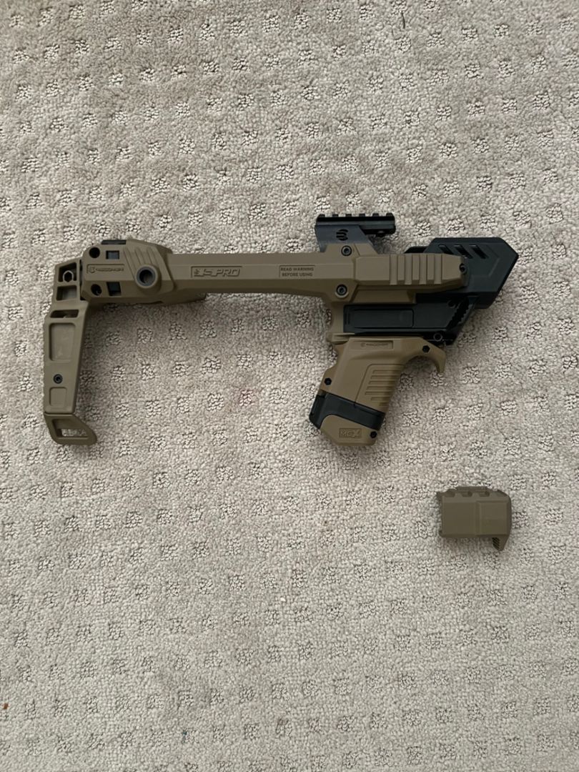 Recover Tactical S-Pro Pistol Stabilizer Conversion Kit for Glock, Canik, PDP