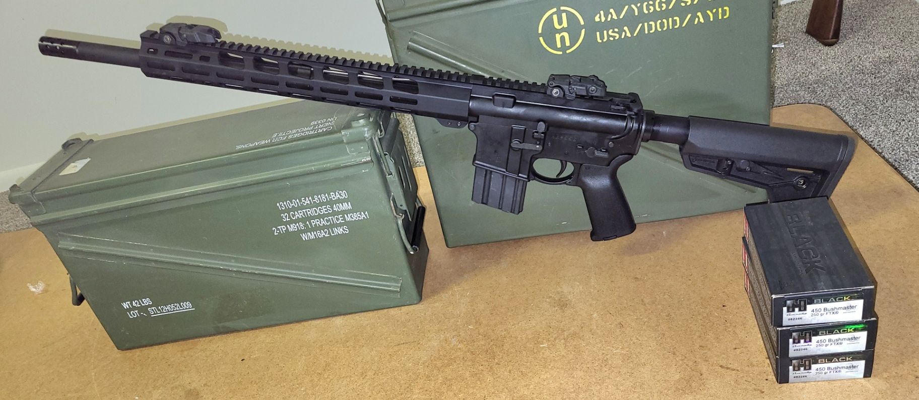 Ruger AR-556 MPR 450 Bushmaster