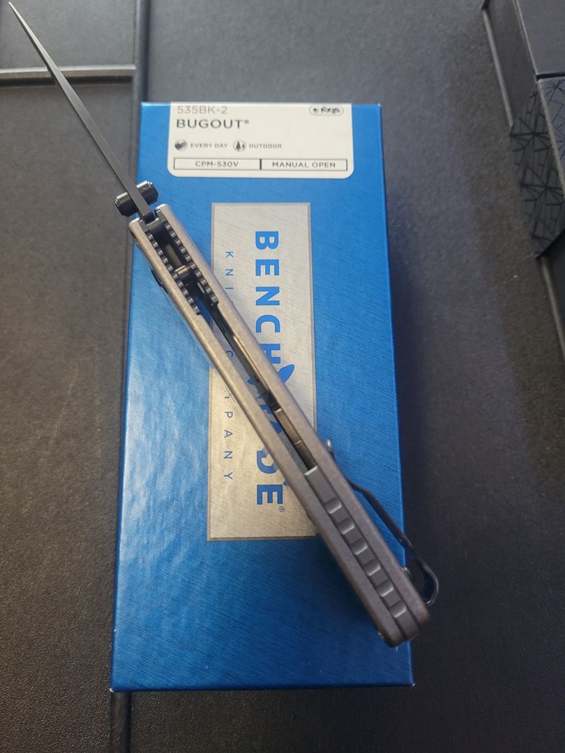 Benchmade Bugout Custom Titanium  2