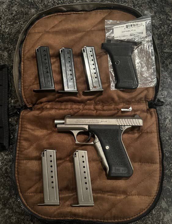 P7 9mm H&K 1983 Heckler & Koch 5 Magazines