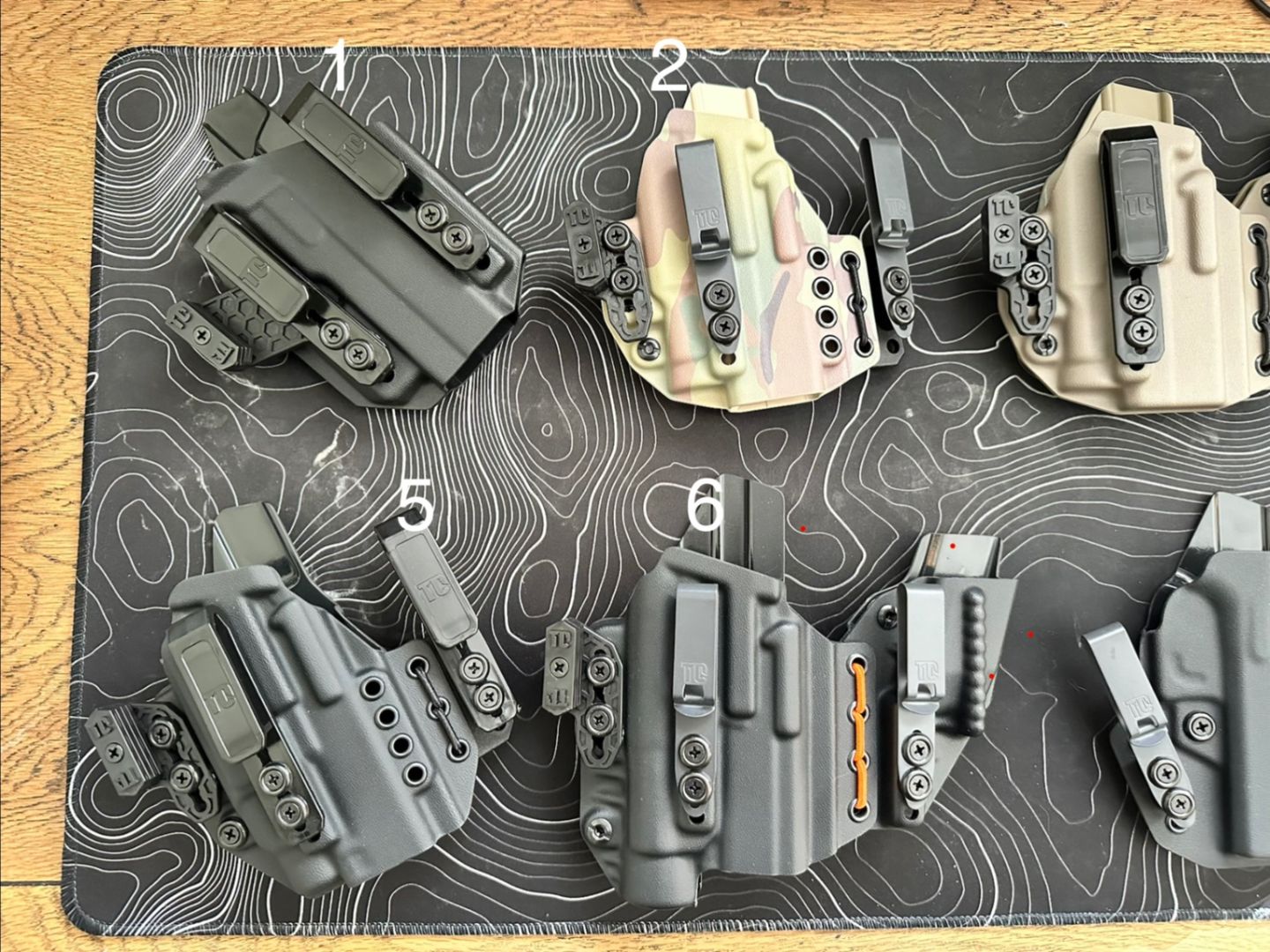 Various Tier 1 Concealed Holsters 3