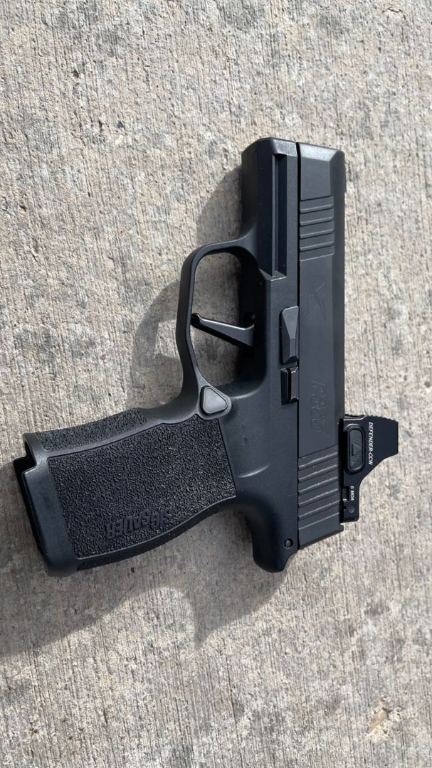 P365 with Vortex Defender CCW red dot