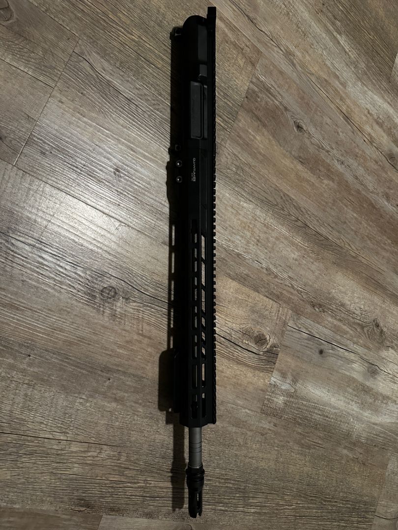 Complete Upper 6mm arc Blackout defense 18" 2