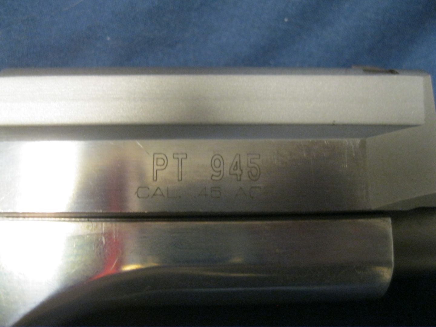 Taurus P945 Chrome 1311 ACP 2