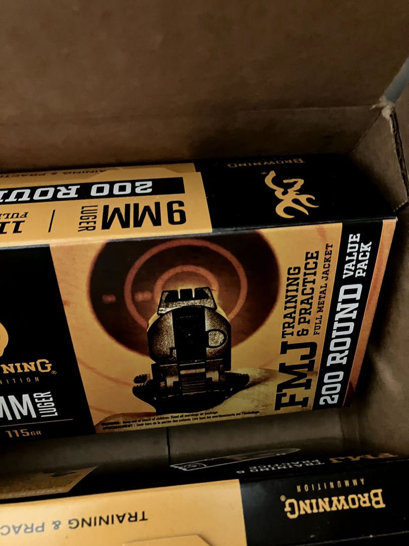 800 Rounds Browning 9mm 115gr FMJ
