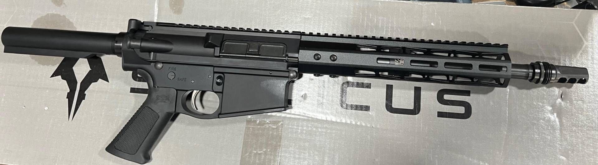 8.6 Blackout AR-10 Pistol 12"  2