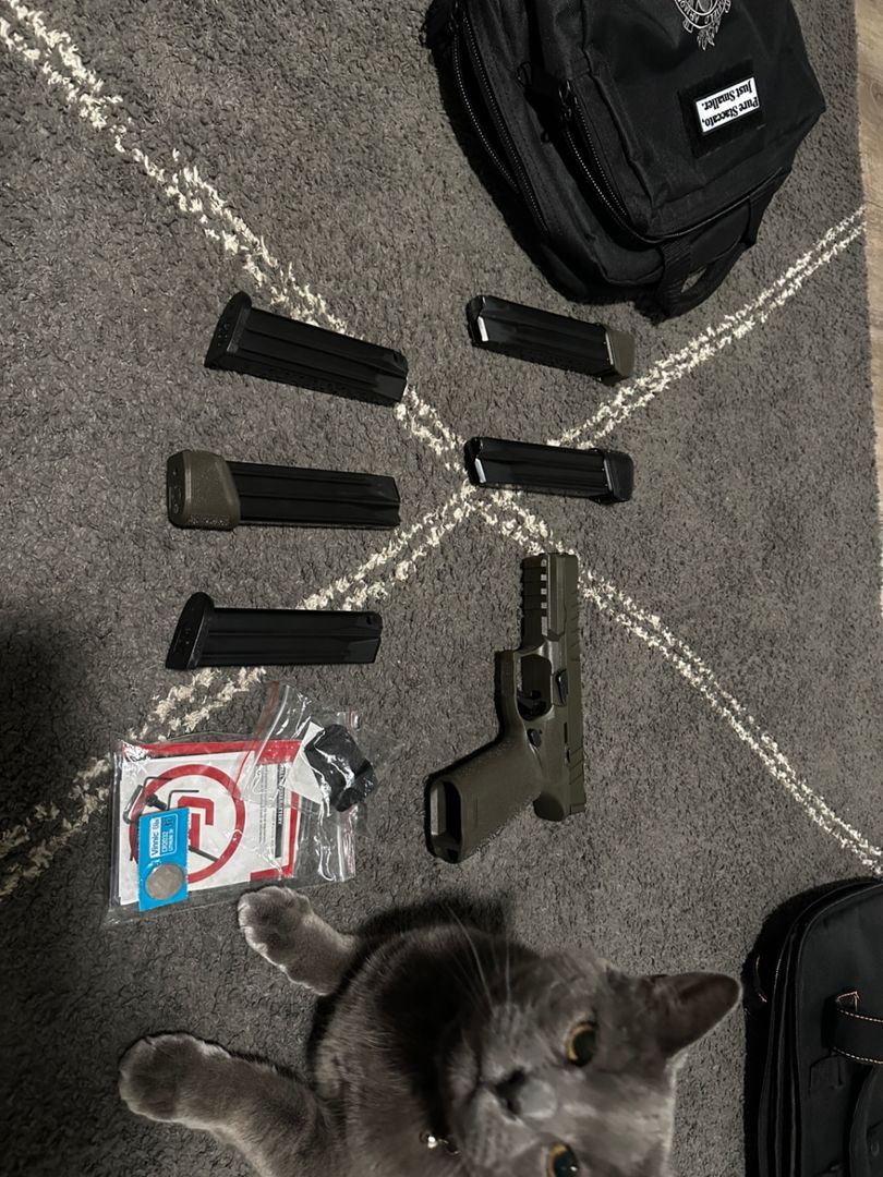 Price drop: Springfield Echelon OD Green full size 5 mags + red dot 2