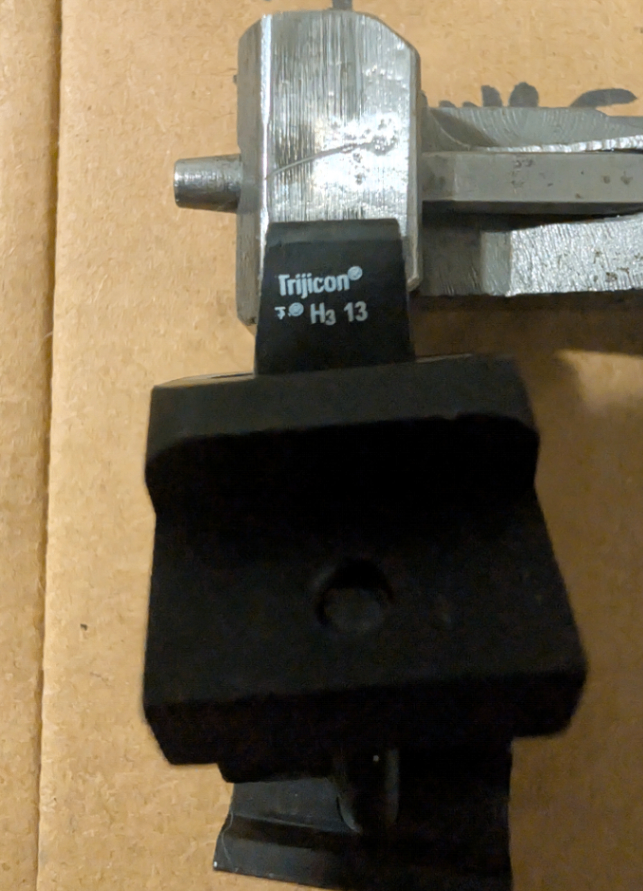 Lonestar XS XTI2 45° offset BUIS W/ Trijicon front night sight  2