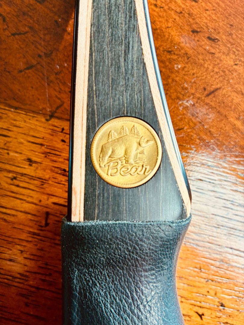 BEAR MONTANA LONGBOW – LH 35# @ 28”, 64” – LIKE NEW 2