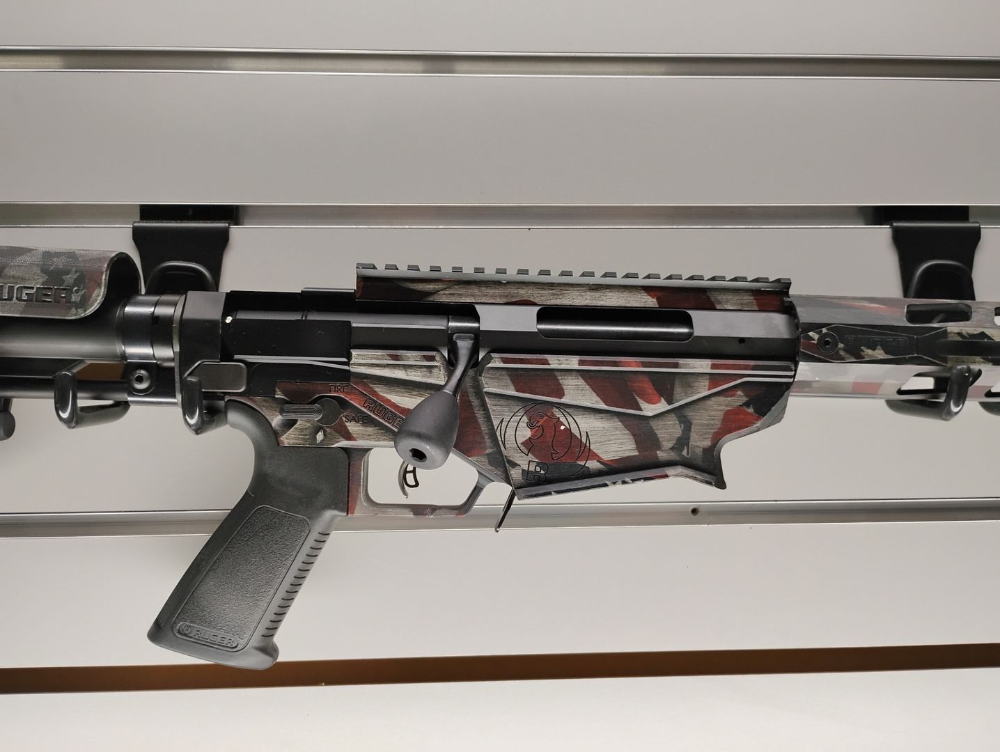 Ruger Precision Rifle Bolt-Action w/ Battle Worn American Flag 24″ 6.5 Creedmoor 2