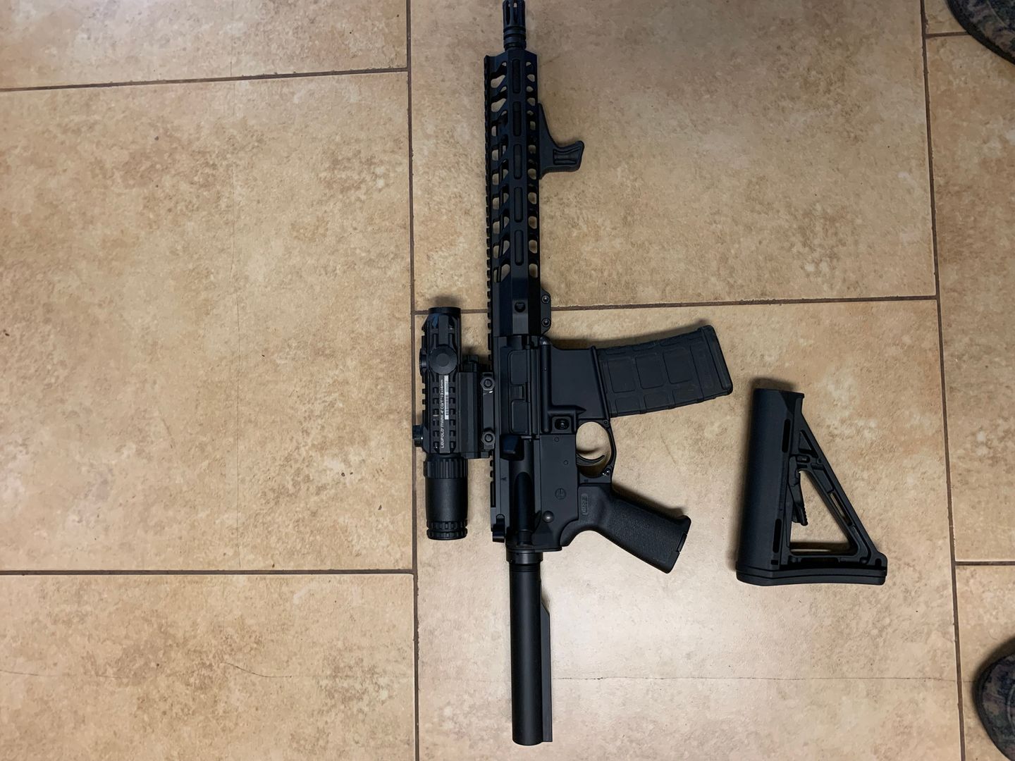 11.5" Custom 5.56 AR Pistol  2