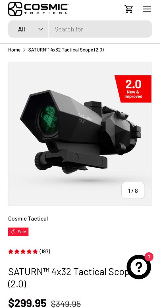 Cosmic Tactical Saturn Acog 4x32