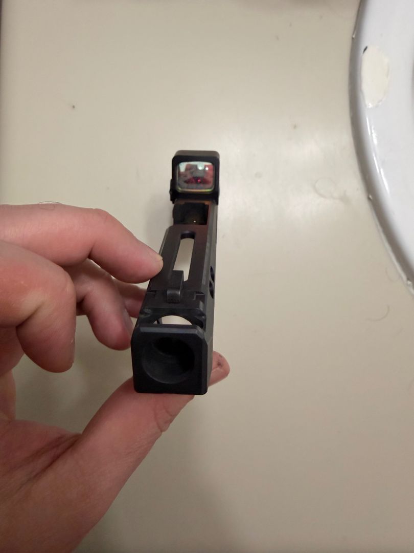 P365 FDEZ werx XXL slide with Holosun 407k 4