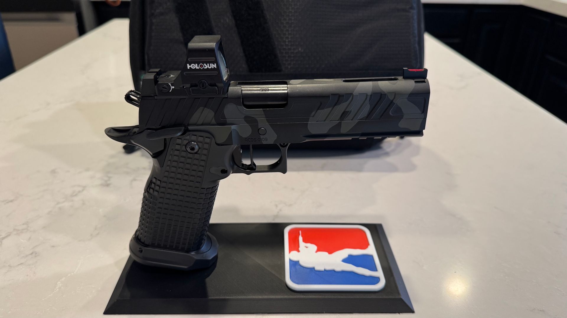 Race City Defense RC9 5" Ported Camo 2011 With Holosun 507 Competition Only 40 rounds shot