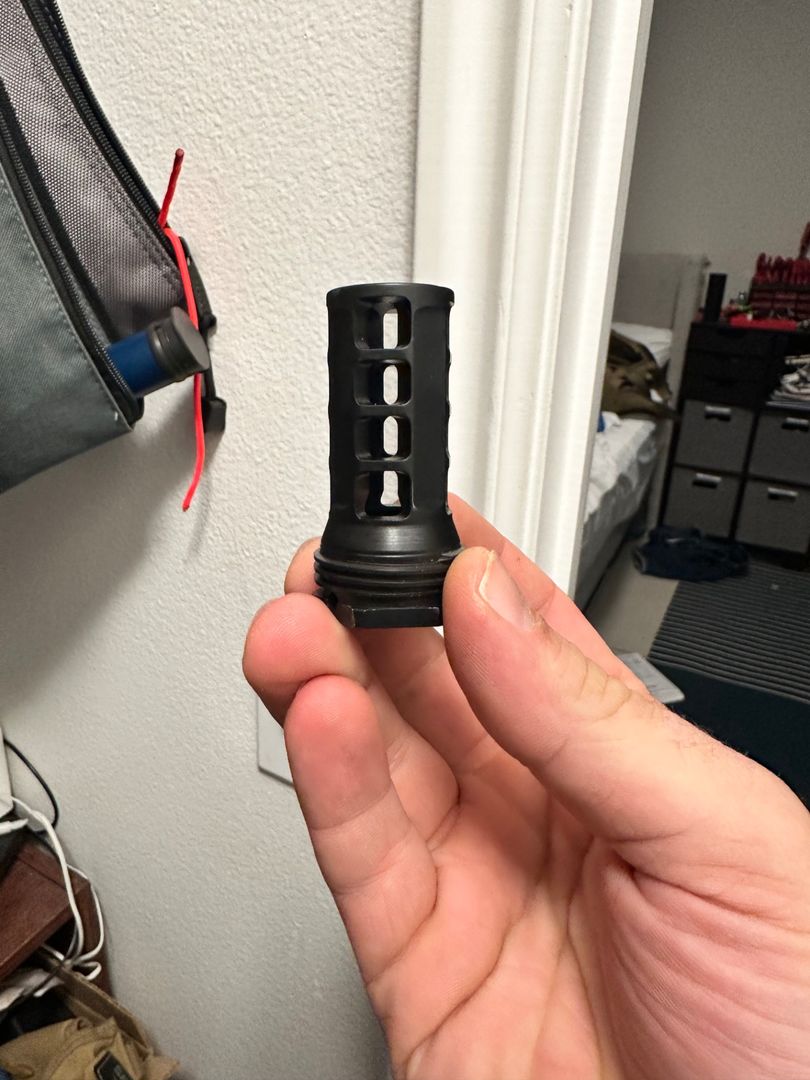 Huxwrx muzzle device 762 muzzle brake 