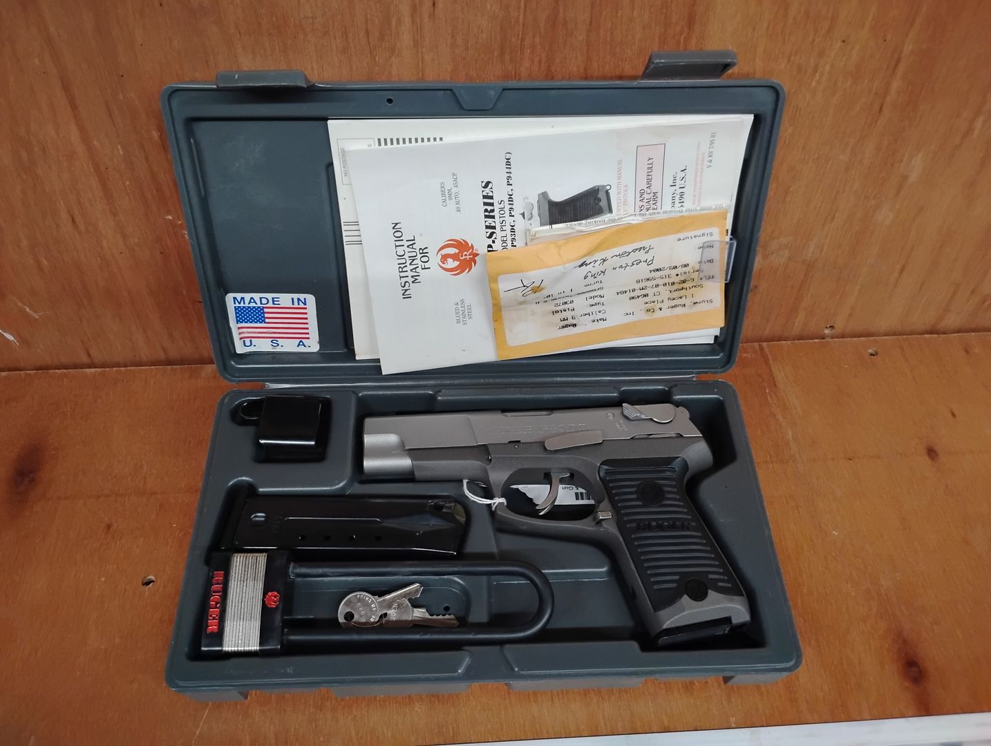 Ruger P89DC 9mm Semi-Auto Pistol 3