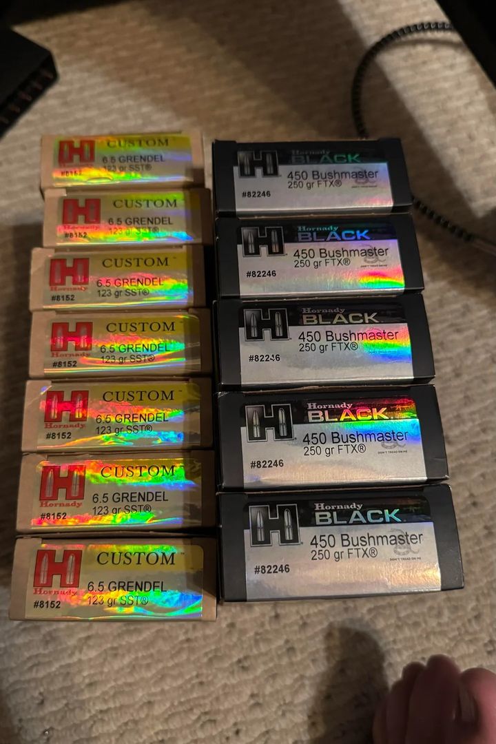 Hornady Black & Hornady Custom 6.5 Grendel