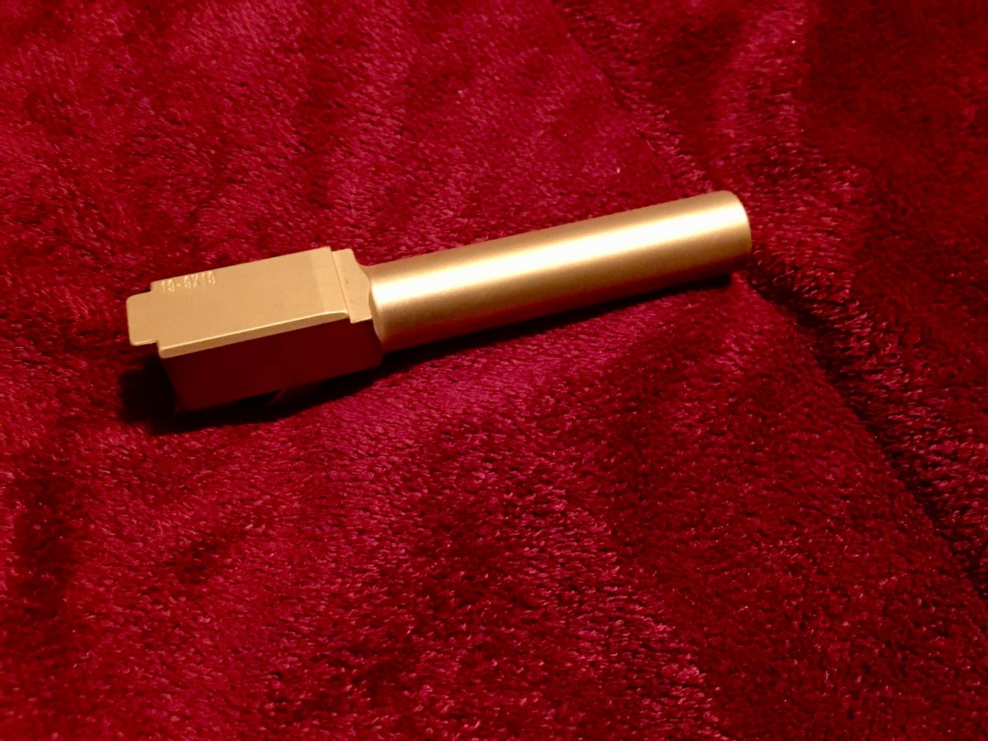 Glock 19 Gold TiN Crown Barrel  2