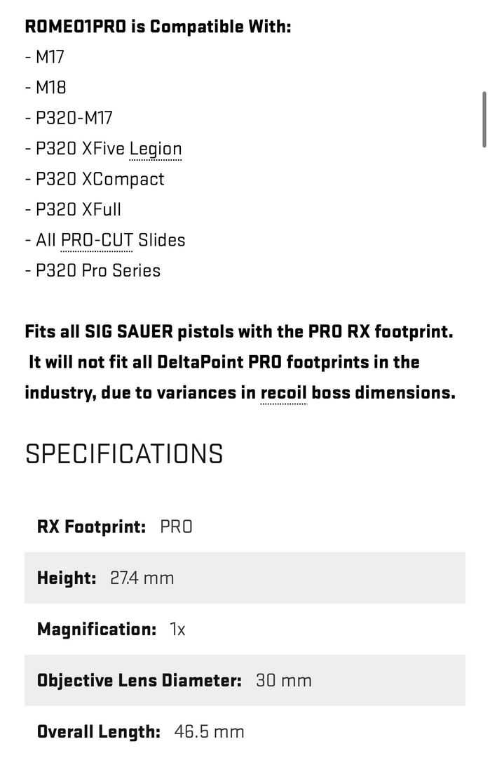 Sig sauer Romeo1Pro 5