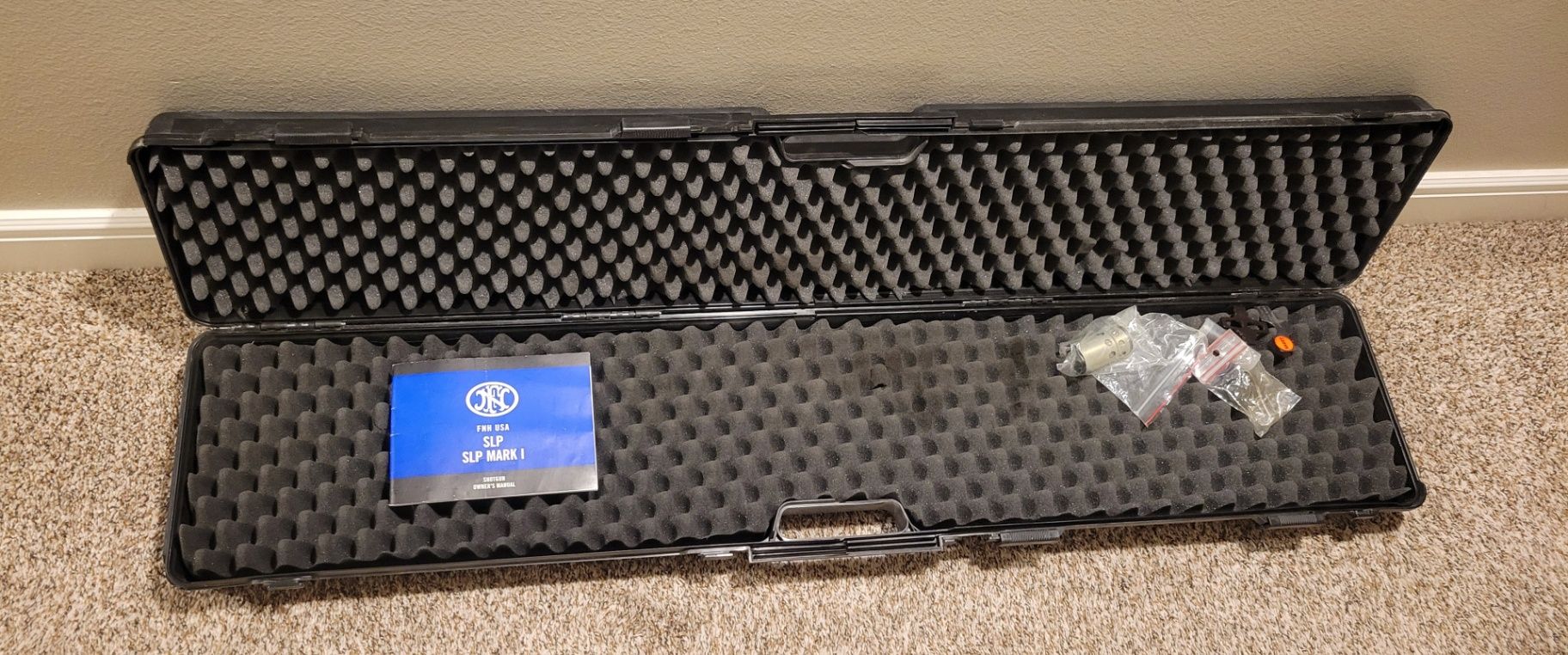 FN SLP MK1 semi auto 12 guage BUNDLE with one knife and hard case - kabar, Becker, Cold Steel   2