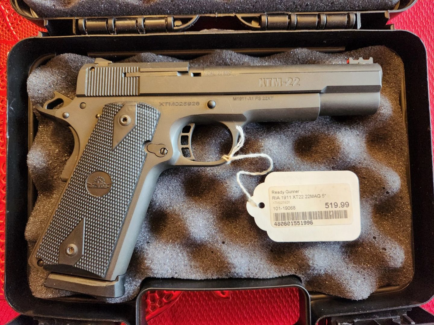 RIA 1911 XT22 22MAG 5" 2