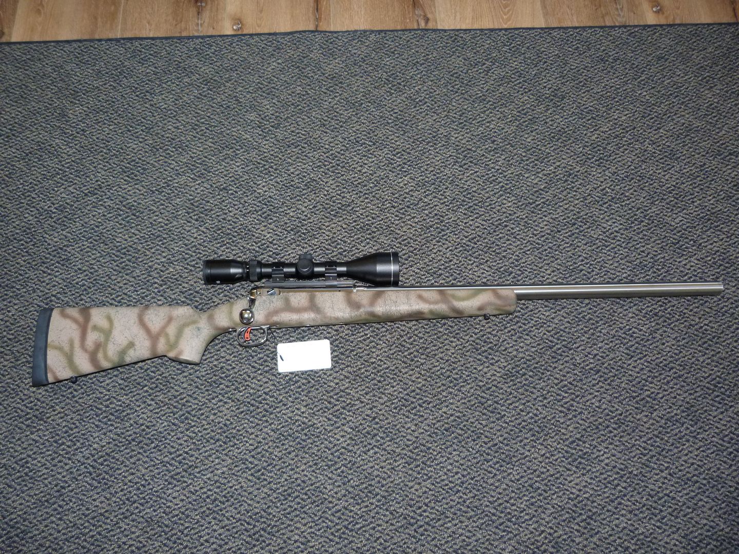 Savage Custom Stainless 22-250 AI Ackley Improved Target / Varmint Rifle w Scope - Mint!