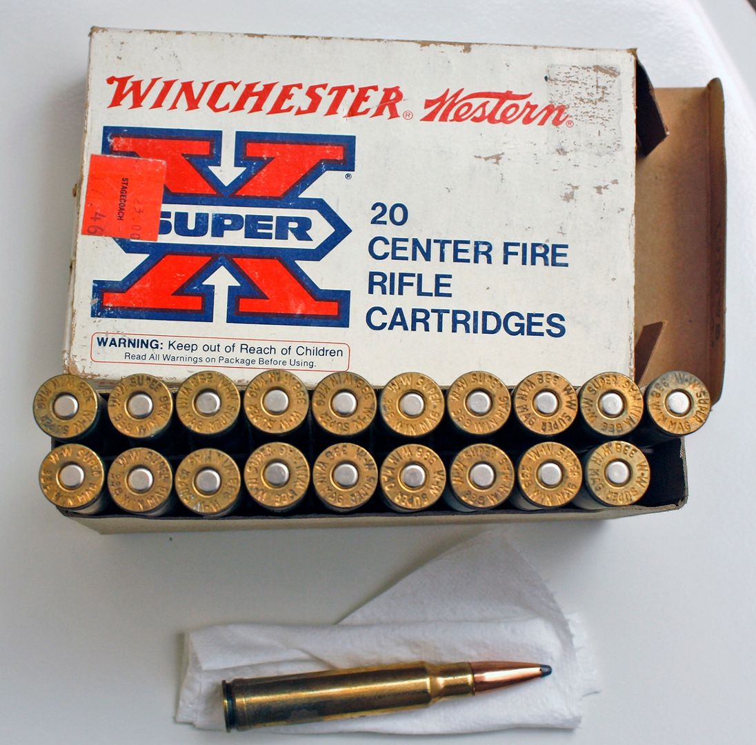 Box of (20) Winchester Super X .339 mag, 225 gr., soft point bullets 3