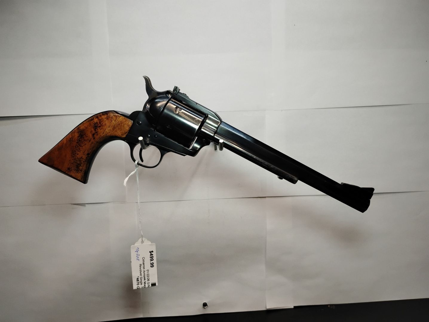 Cimarron Bad Boy Octagonal Barrel 44 mag 8" Revolver