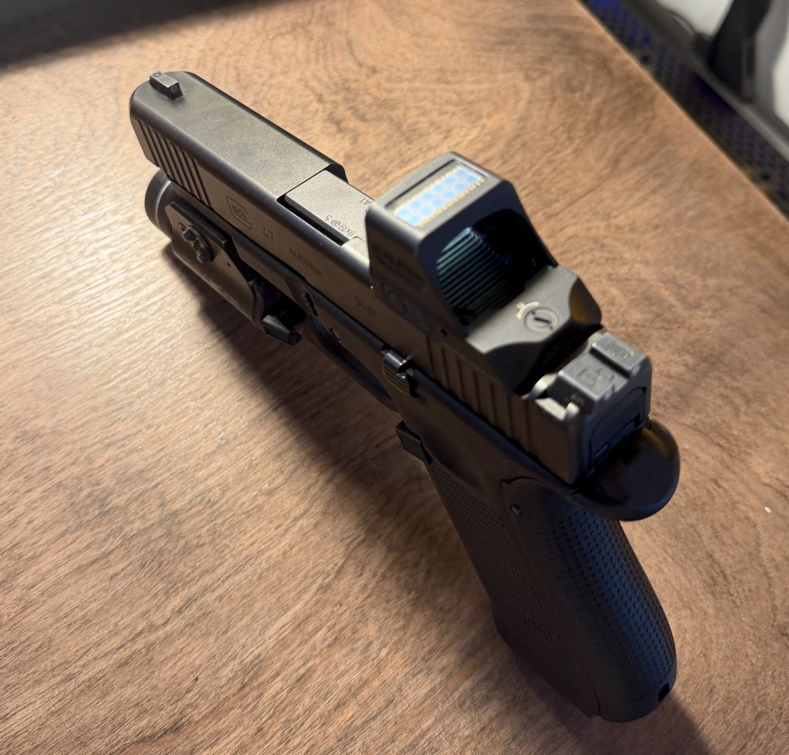 Glock 47 with optic and light 5
