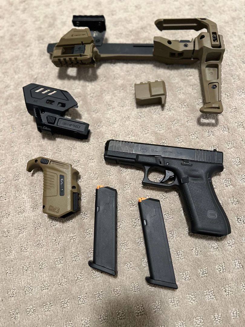 Glock 17 Gen 5 with S-Pro brace system 3