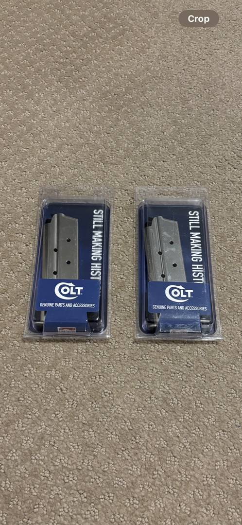 Factory Colt Delta Elite 10mm 8rd stainless steel magazines