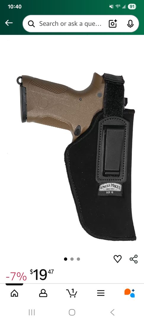 Uncle Mike's No.15 ITP Holster 5