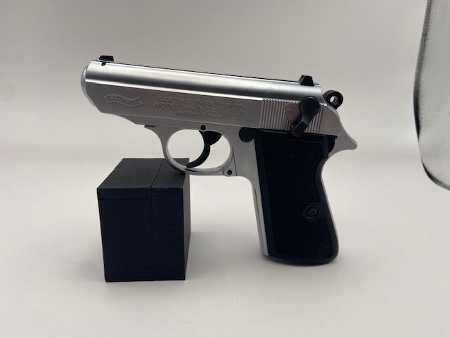 Walther PPK/S 22 Long Rifle 3.3in Nickel Pistol / E75002373 2