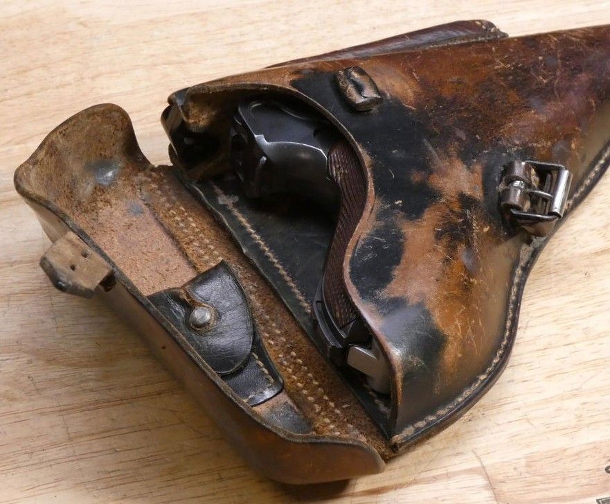 Erfurt Imperial Military Luger - 9mm - WWI- 1914 - Matching! - Holster